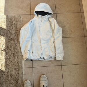 Burton White Ski Snow Jacket - Dry Ride